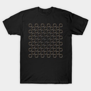 Embossed Square Motif 05 T-Shirt